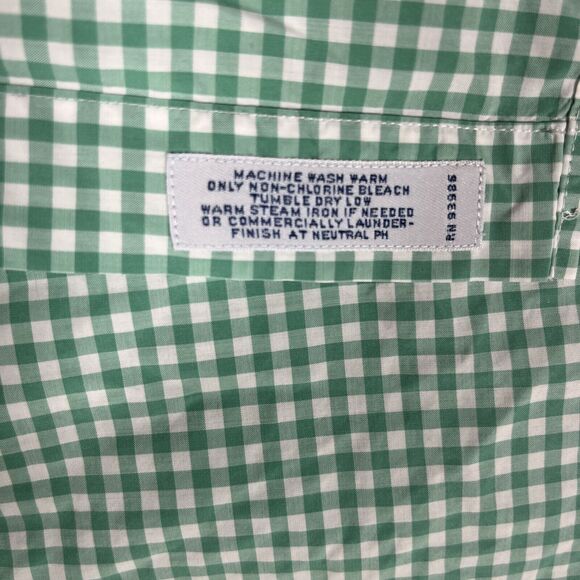 Brooks Brothers Shirt Mens Large Slim Fit Gingham Plaid Easter *See Description* - Picture 6 of 13